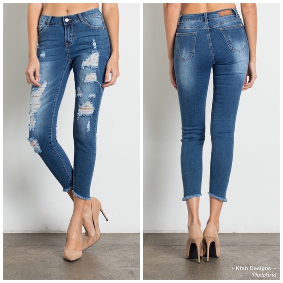 Denim - 🥰SALE!! ! 💕Stretchy Ripped Skinny Jeans!